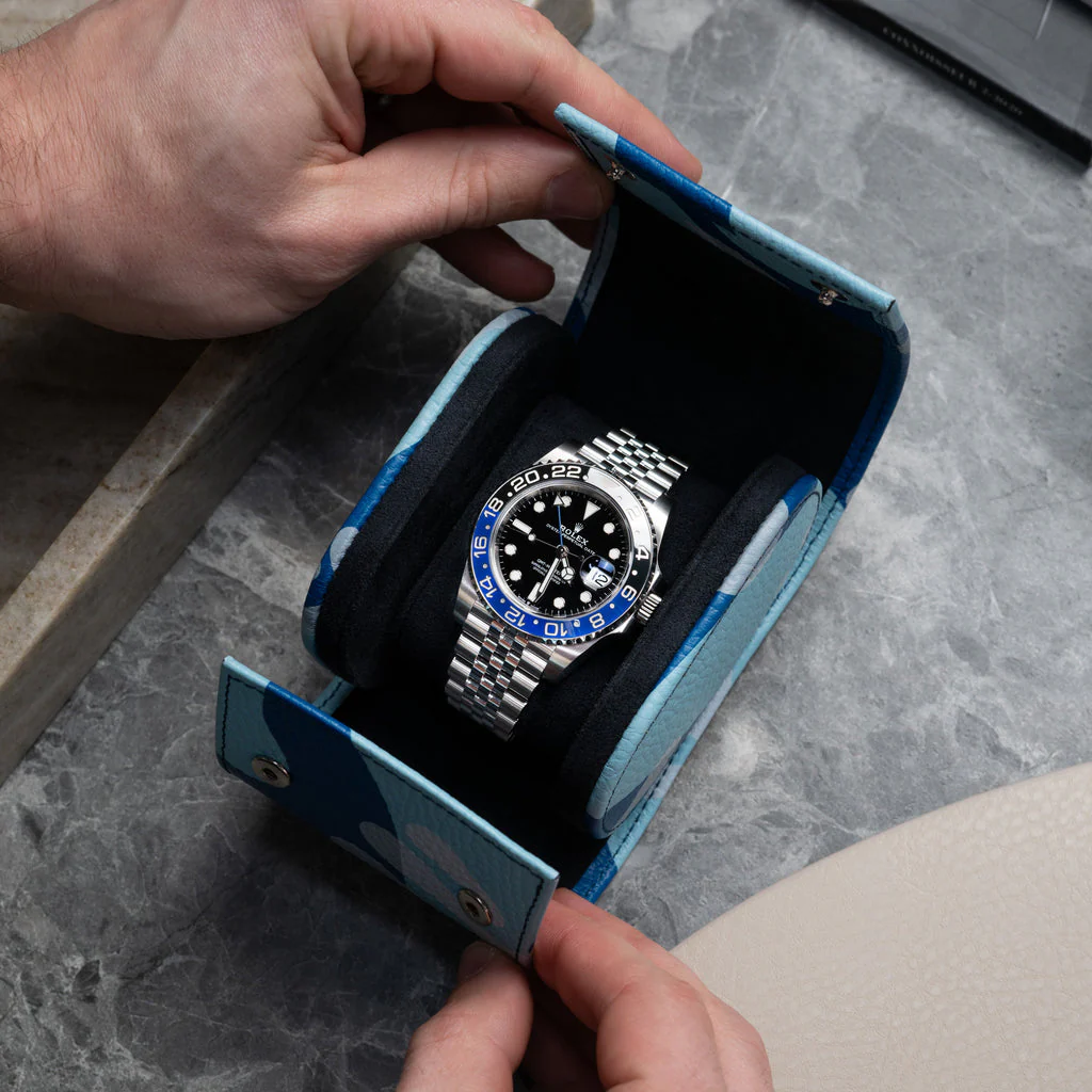 Azure Camo Watch Roll – One Watch - Image 2