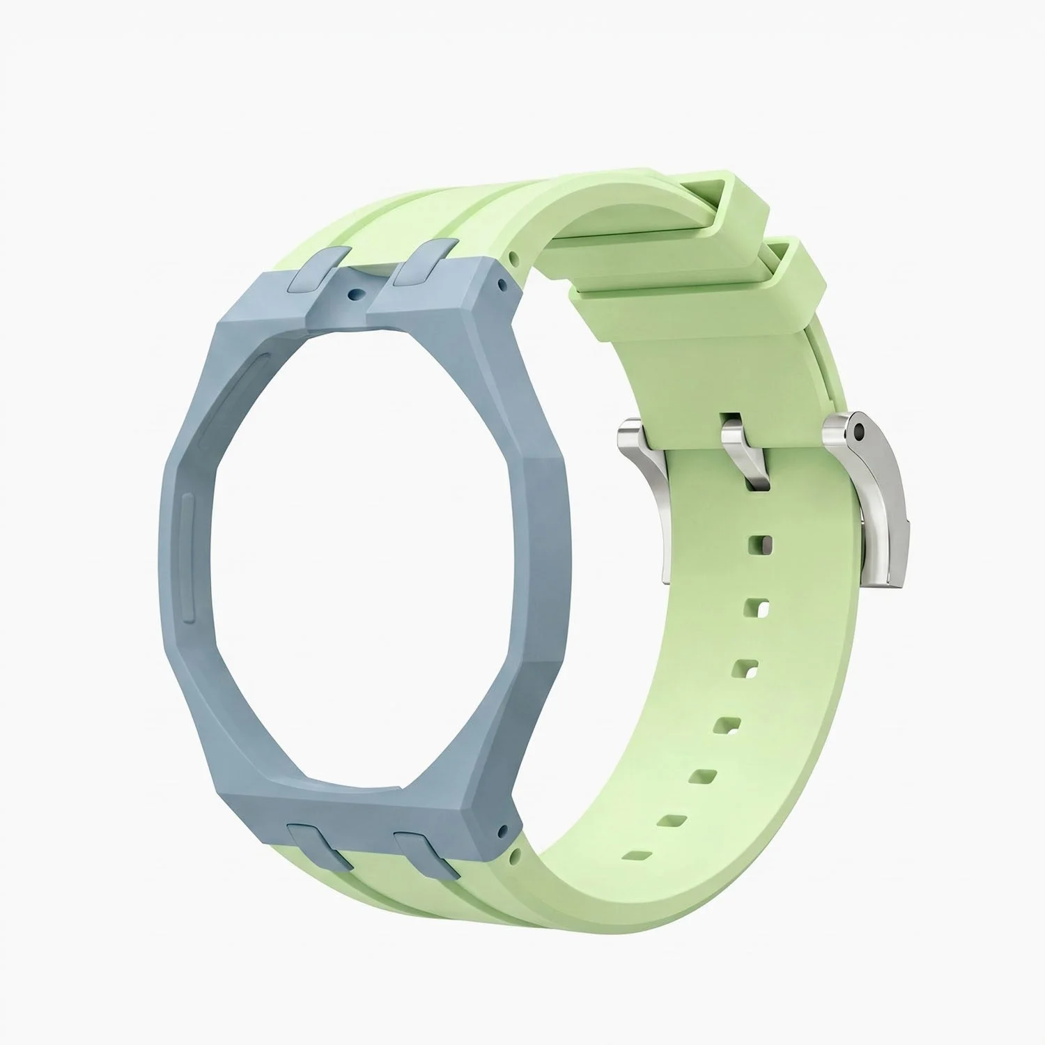 Blaue Acht Swatch x AP Royal Pop Rubber Case-Strap - Image 6