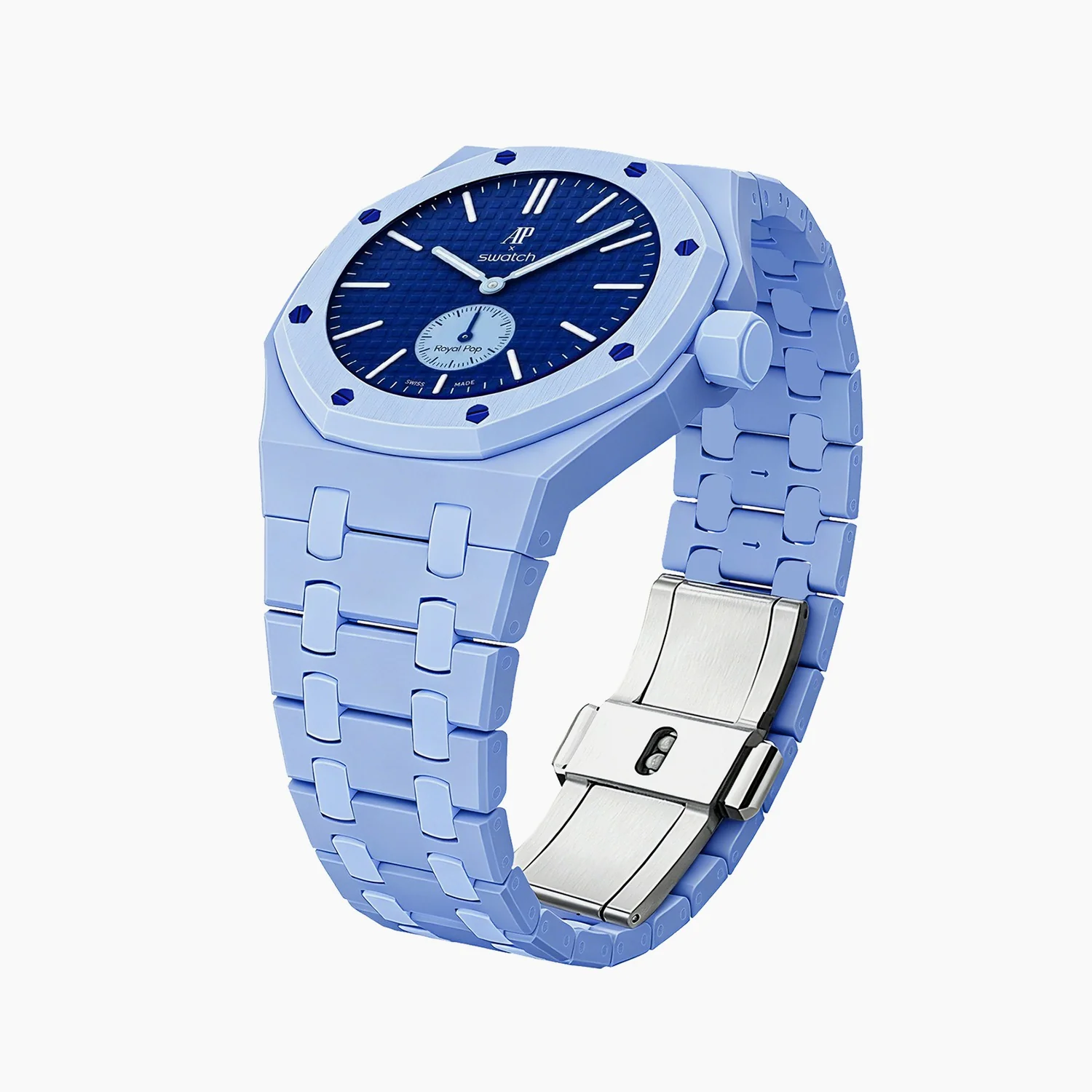 Lan Ba Swatch x AP Royal Pop Ceramic Case-Strap - Image 5