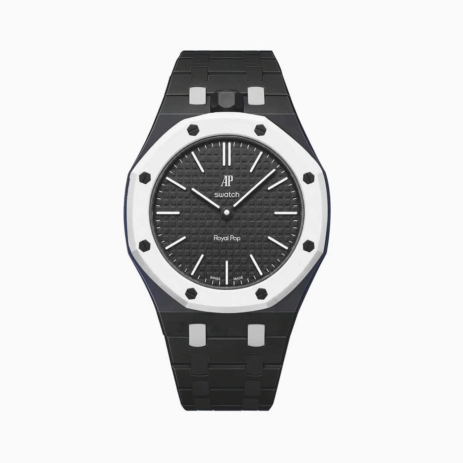 Ocho Negro Swatch x AP Royal Pop Ceramic Case-Strap