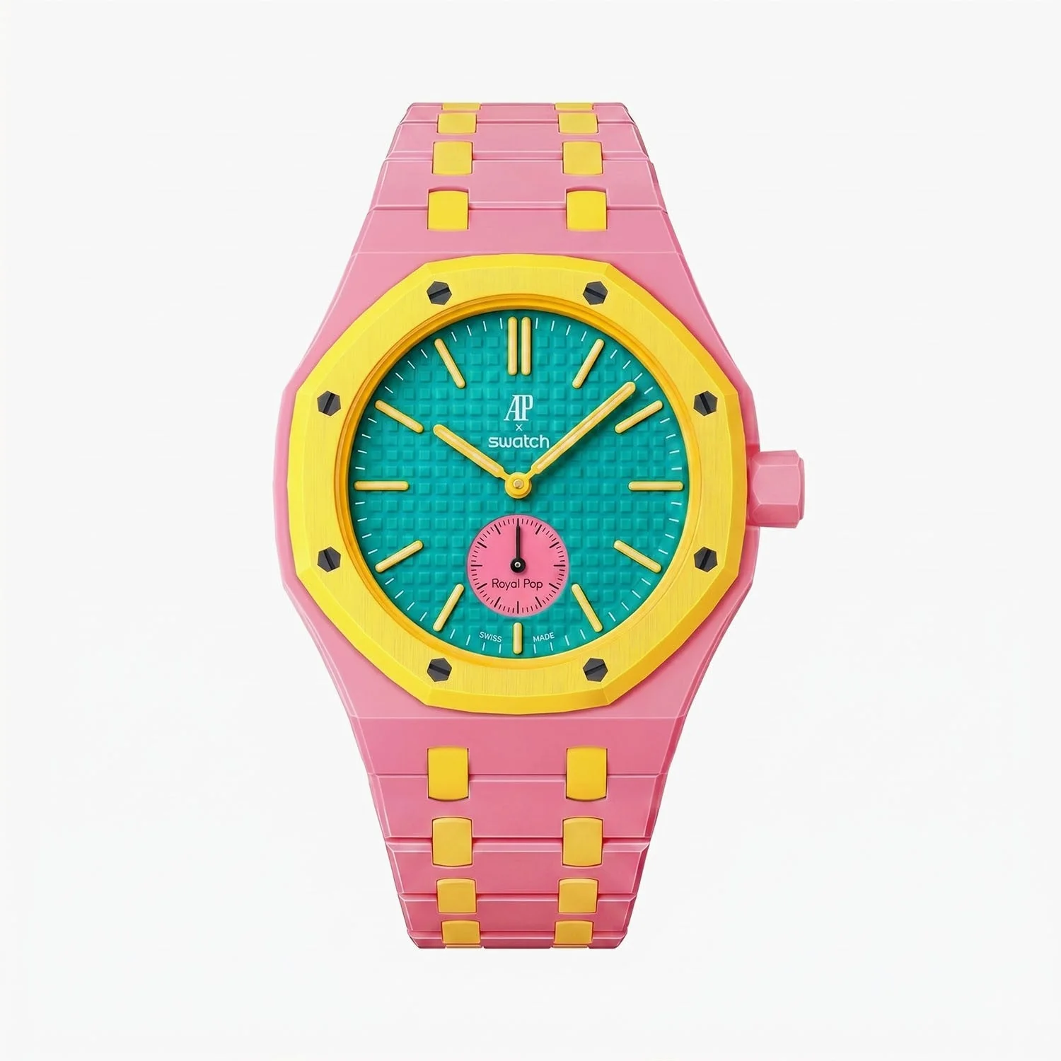 OTG Roz Swatch x AP Royal Pop Ceramic Case-Strap Pink