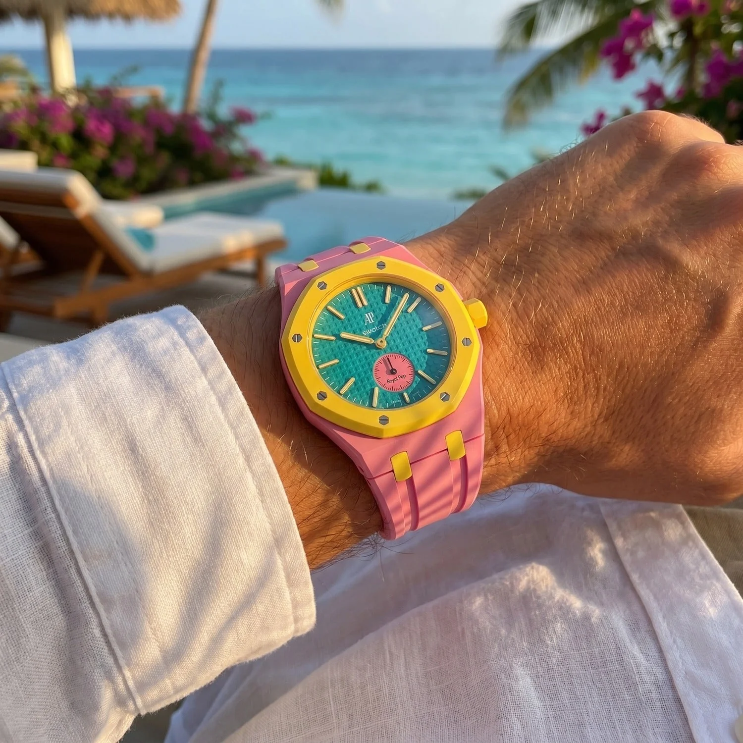 OTG Roz Swatch x AP Royal Pop Rubber Case-Strap - Image 2