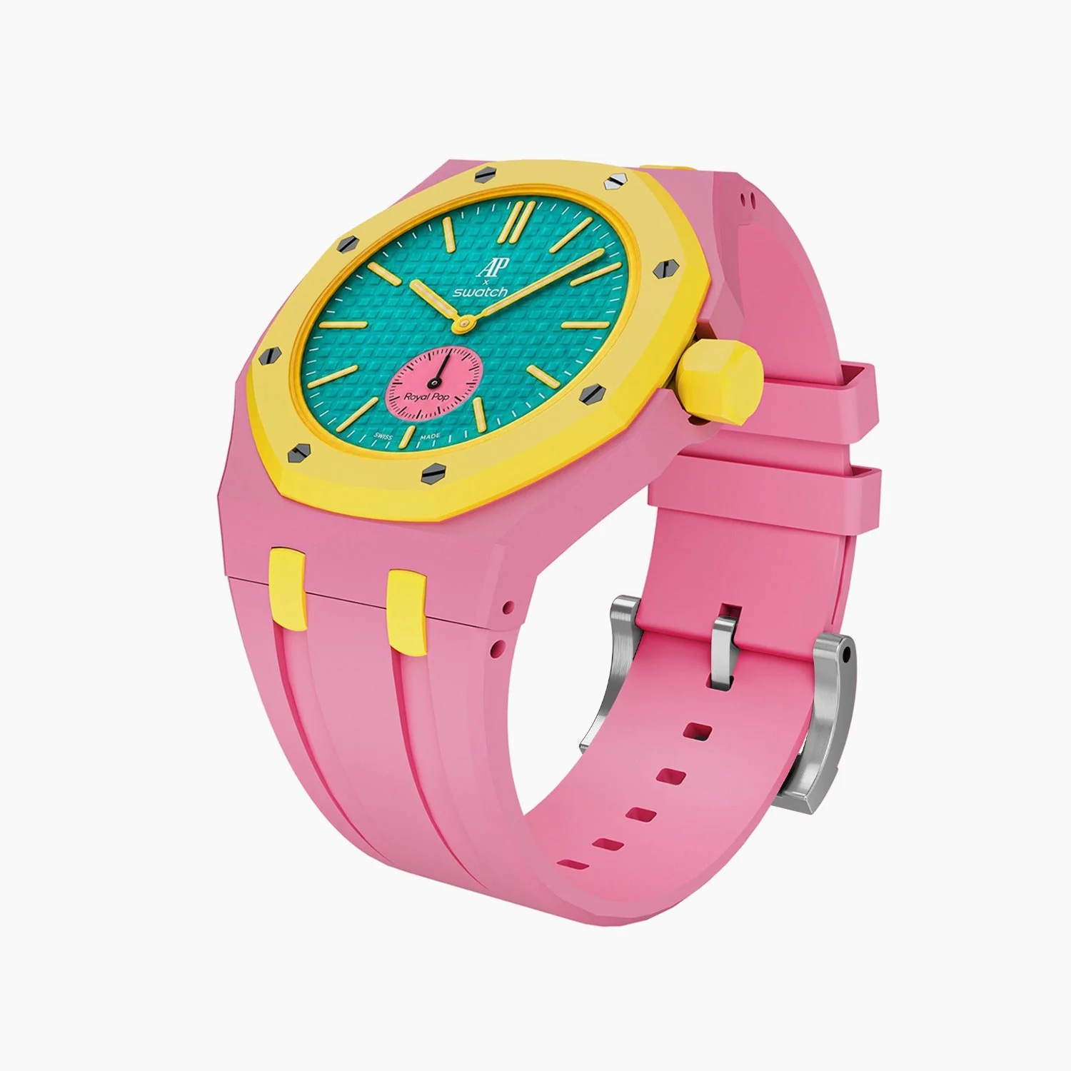 OTG Roz Swatch x AP Royal Pop Rubber Case-Strap - Image 4