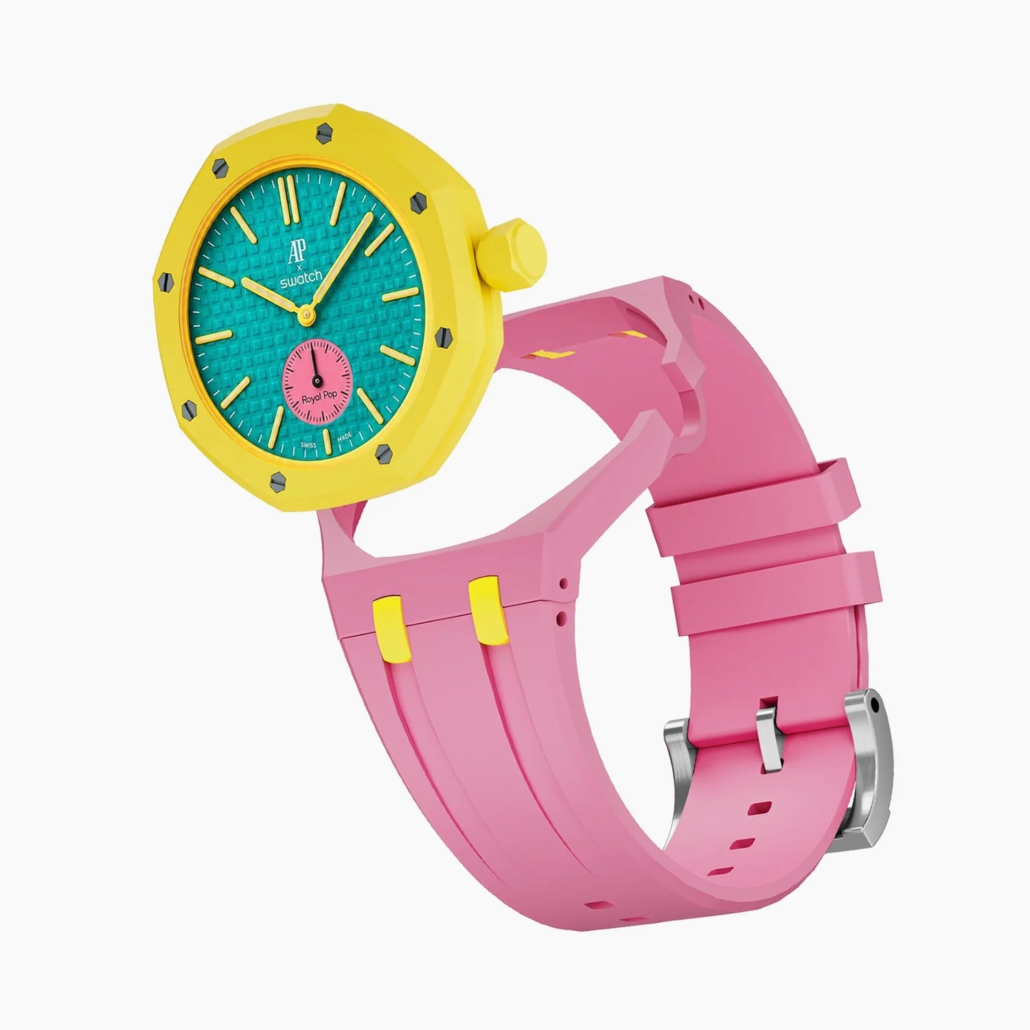 OTG Roz Swatch x AP Royal Pop Rubber Case-Strap - Image 5
