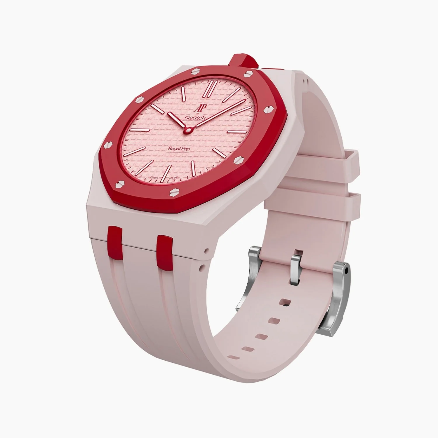 Otto Rosso Swatch x AP Royal Pop Rubber Case-Strap - Image 4